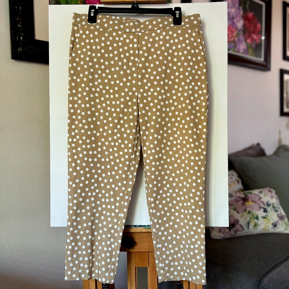 Jules & Leopold Pull On Slim Leg Capri Length pants